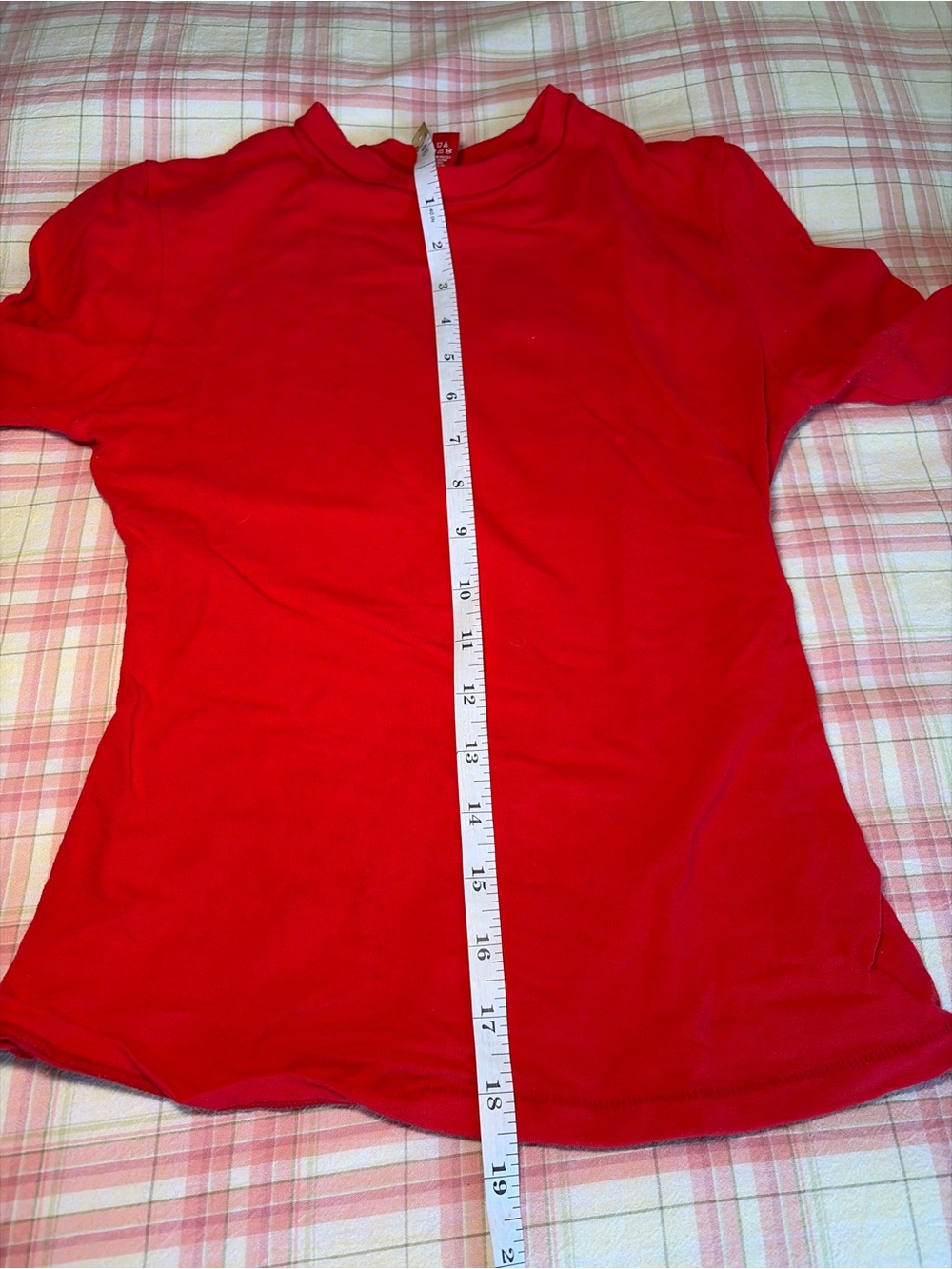 Skims Red Basic Long Sleeve - Picture 4 of 5